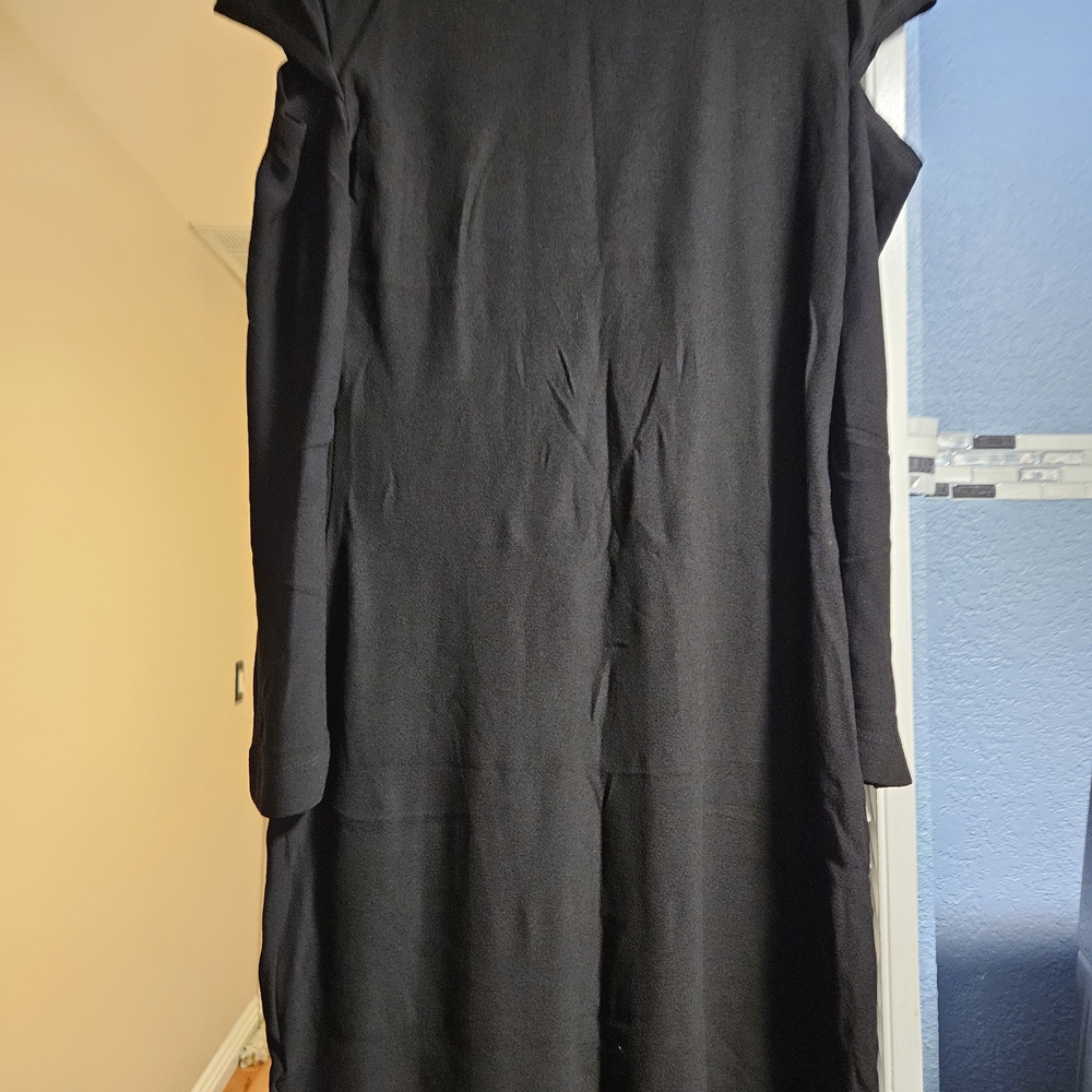 BCBGMaxAzria Classic Black Long Sleeve Dress